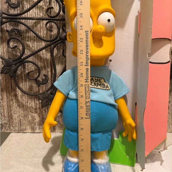 VTG 18" Bart Simpson Pull String Talking Doll 1990 Dan Dee The Simpsons 20th Fox - Picture 6 of 7